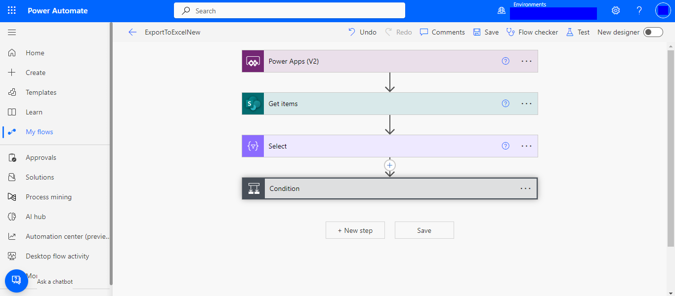 Power Automate Dashboard